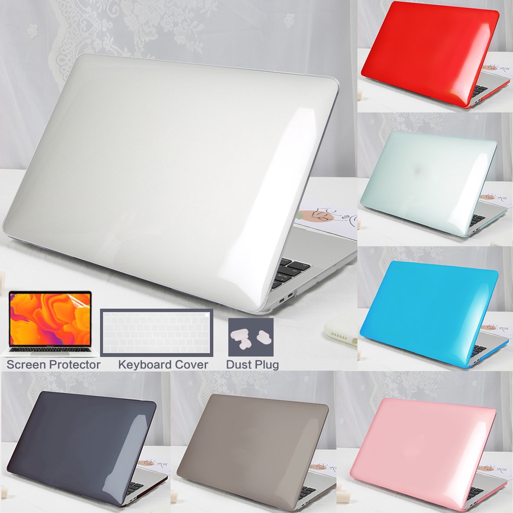 4 in 1 Crystal hard Shell Compatible for Macbook Case Pro Air13.6 13 15 ...