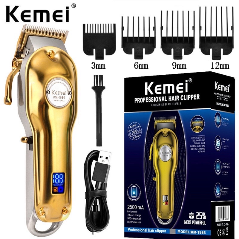 Kemie Professione) Electria All Metal Heir Clipper Corelless Hair ...
