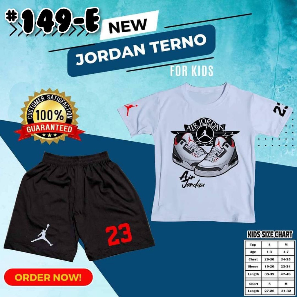 TSHIRT TERNO FOR BOY UP TO 6 YEARS OLD. | Shopee Philippines