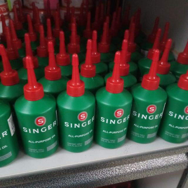 singer oil sewing machine oil 100cc all/multi purpose/electricfan oil ...