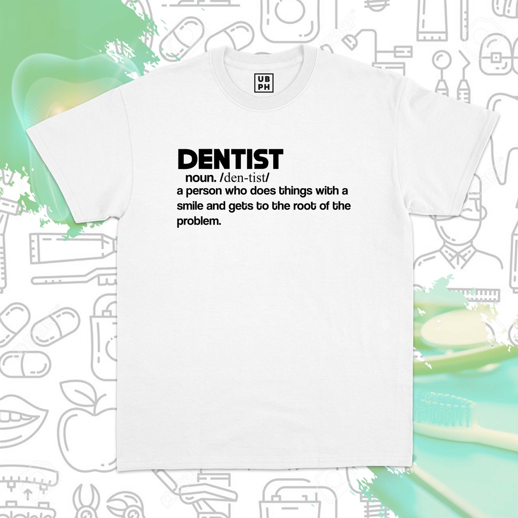Dentist Definition Gag Dentistry Doctor of Dental Medicine Tops Tees