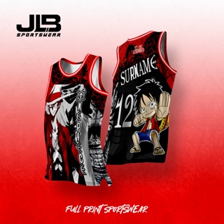 One Piece BASKETBALL JERSEY FREE CUSTOMIZE OF NAME AND NUMBER ONLY Full  Sublimation