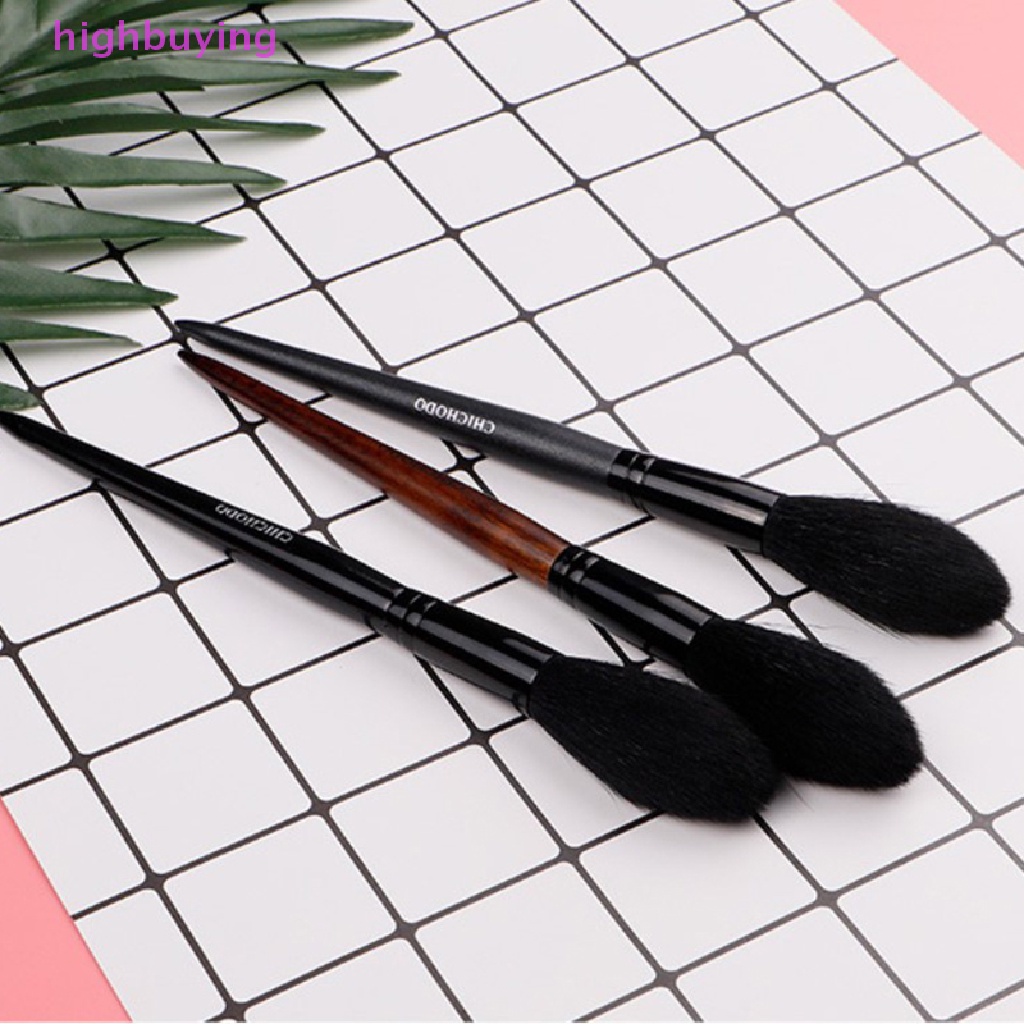 HBPH 1Pc Long Handle Makeup Brush Wool Highlight Blush Brush Soft