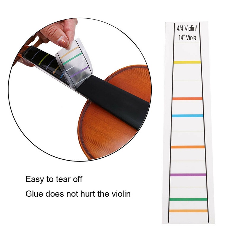 4/4 Violin Fingerboard Sticker Fretboard Note Tape Fiddle Chart Marker ...