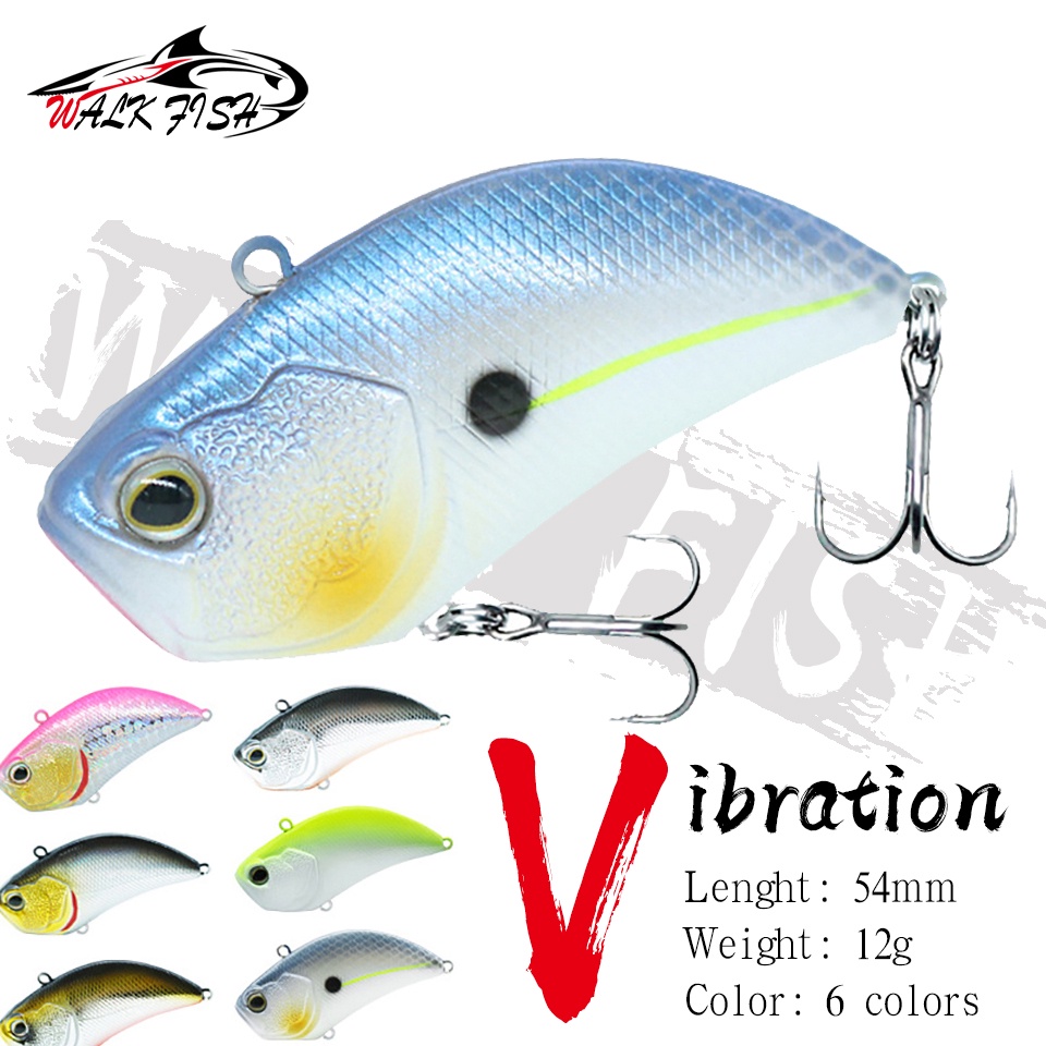 WALK FISH VIB Artificial Hard Baits Sinking Vibration Fishing Lure ...