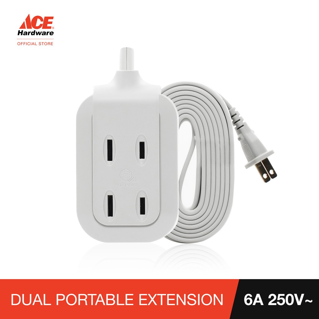 OMNI Dual Portable Extension Cord 3M Wdp303 Shopee Philippines