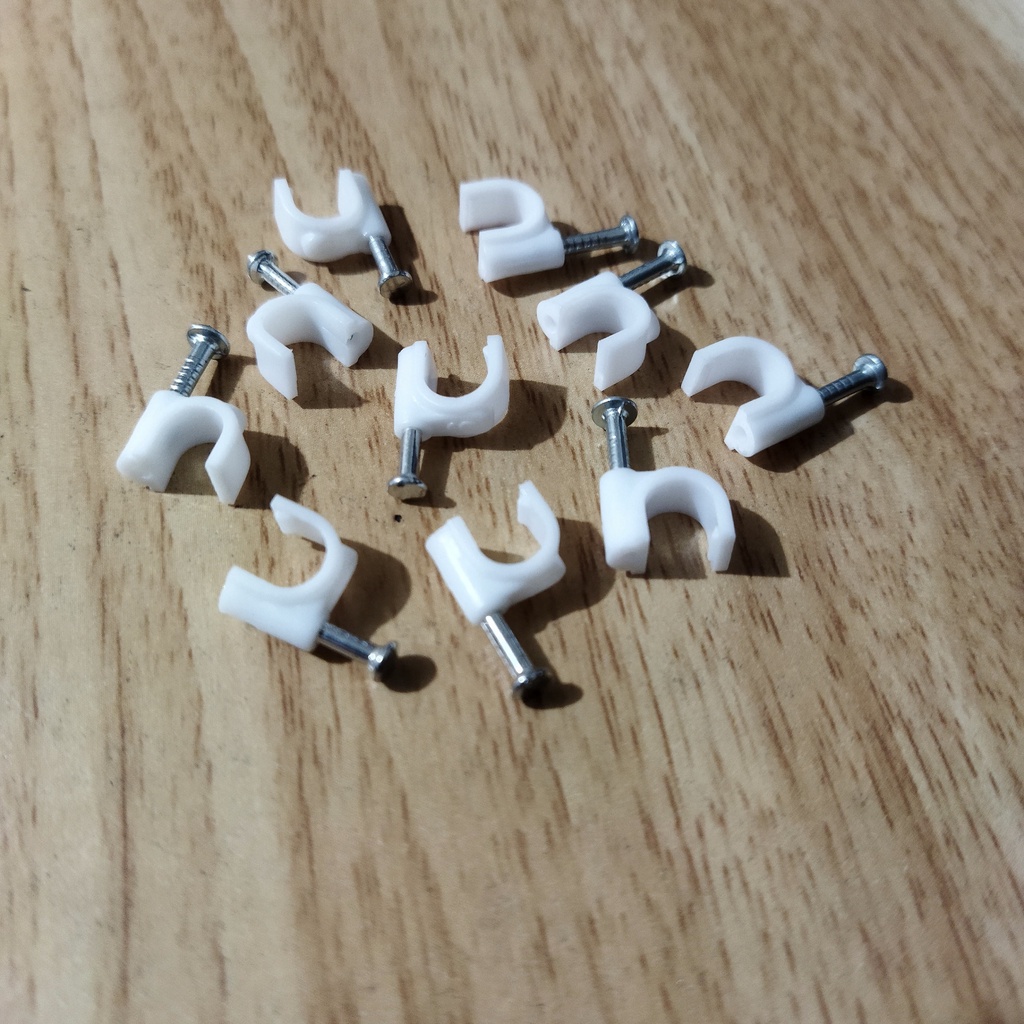 10 pcs Cable Clips for Lan Cable Shopee Philippines