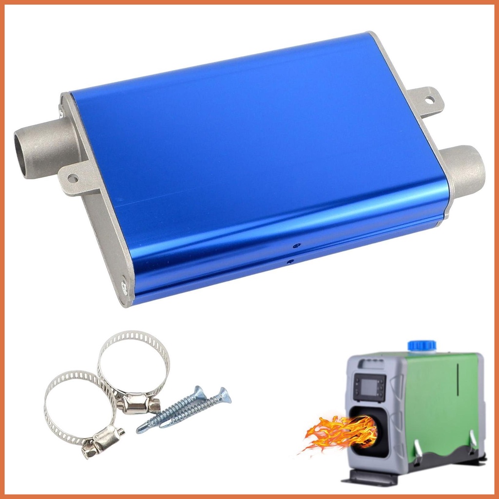 Muffler Silencer 24mm Upgraded Diesel Muffler with Clamp and Screw