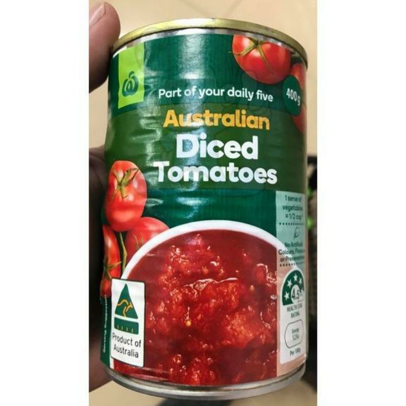 Woolworths Australian Diced Tomatoes 400g Shopee Philippines