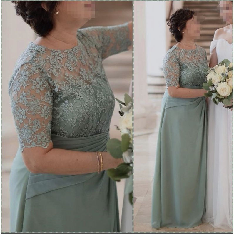 PRELOVED DARK SAGE GREEN MOTHER / NINANG GOWN Shopee Philippines