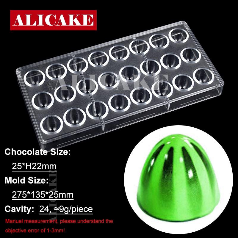 3D Polycarbonate Chocolate Molds Professional Form Mold for Chocolates