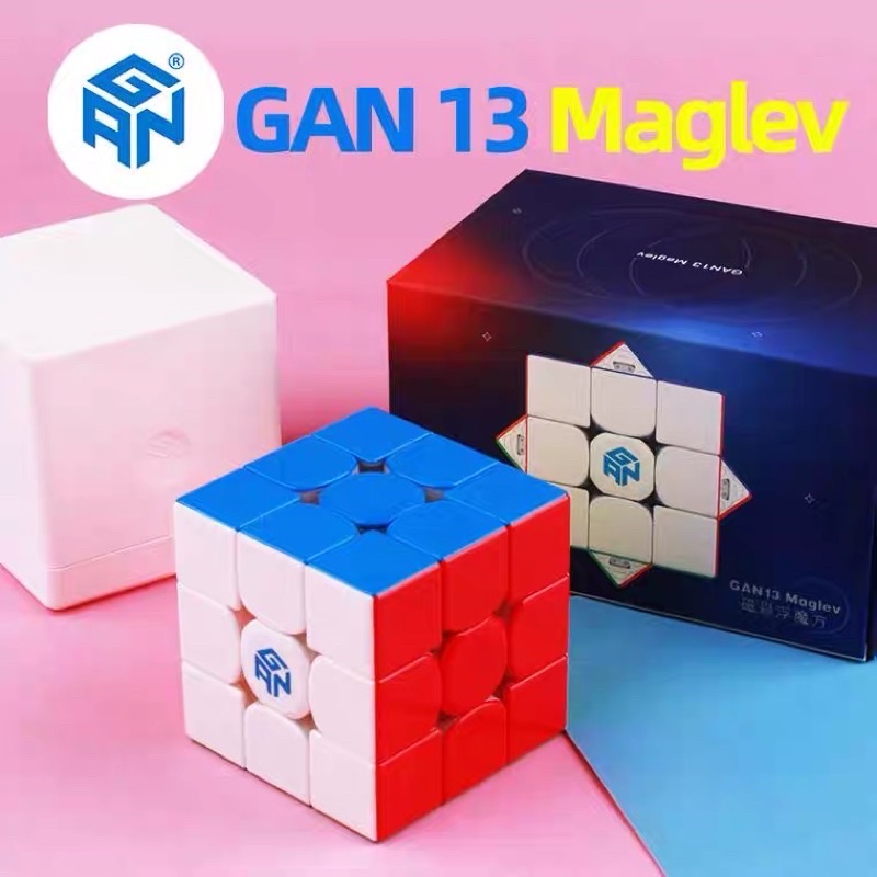 Rubik 3x3 GAN 13 Maglev GANCUBE StickerLess 1 Complete Parts Smooth