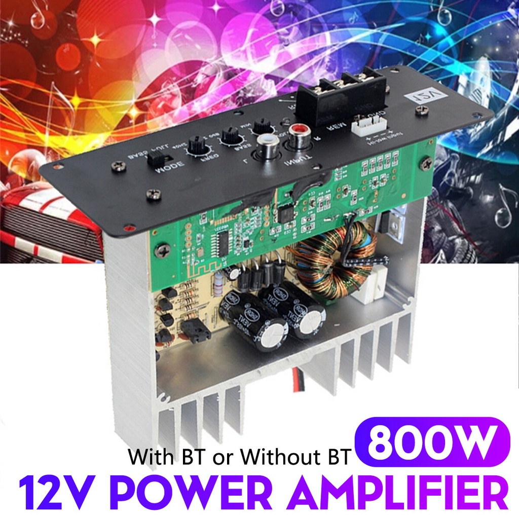 800W Full Tone Pure Bass Car Subwoofer Core Car Amplifier Board 12V ...