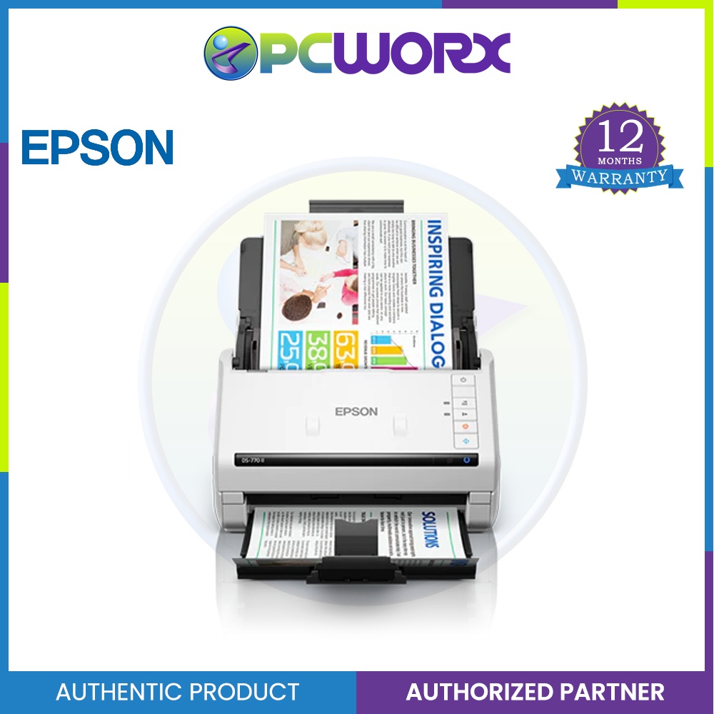 Epson Workforce Ds N A Duplex Sheet Fed Document Scanner Shopee Philippines