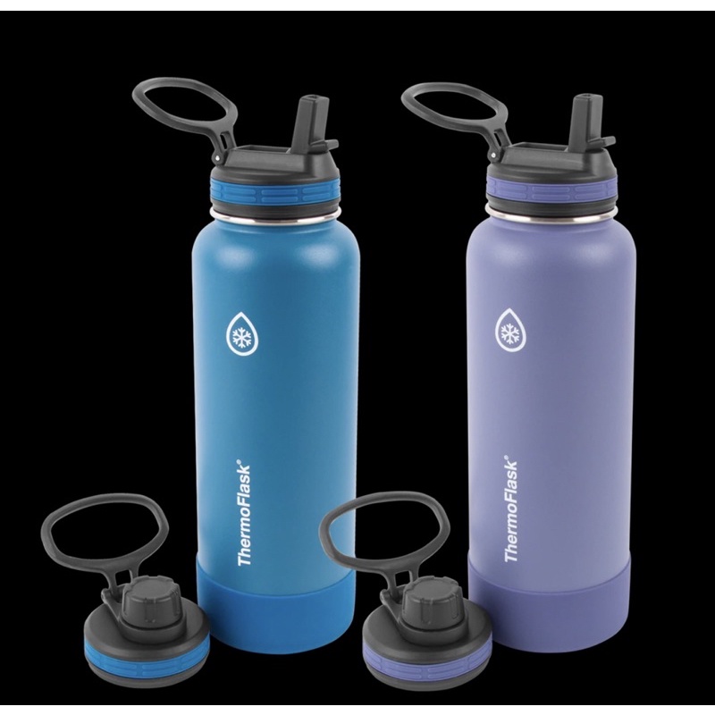ThermoFlask 40oz Bottle Two Pack w/ Four Lid Combo Shopee Philippines