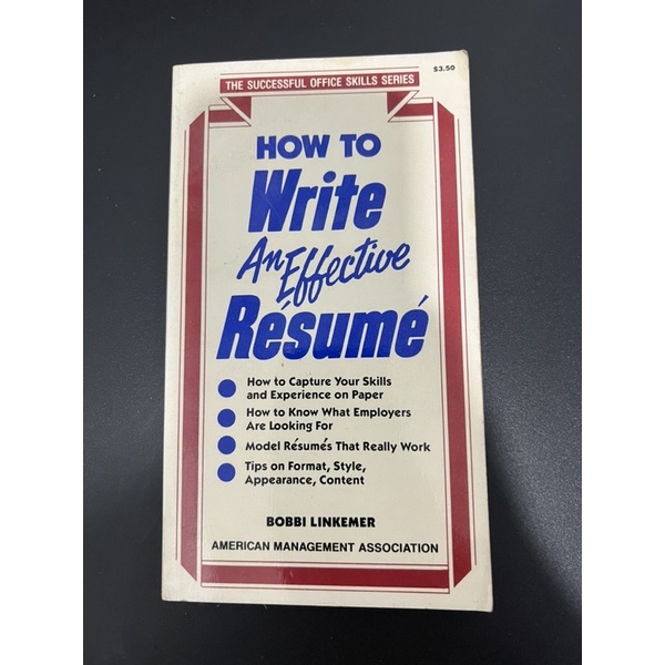 How to Write An Effective Resume (Mini book) | Shopee Philippines