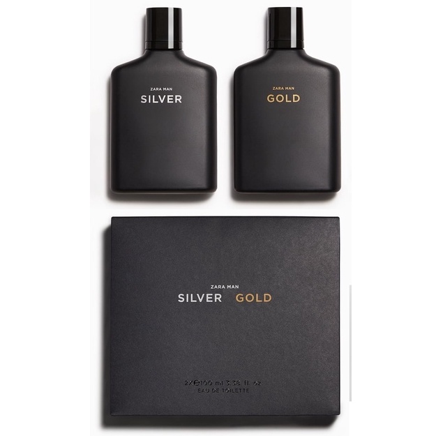 ZARA MAN SILVER + GOLD 100 ML / 3.38 OZ