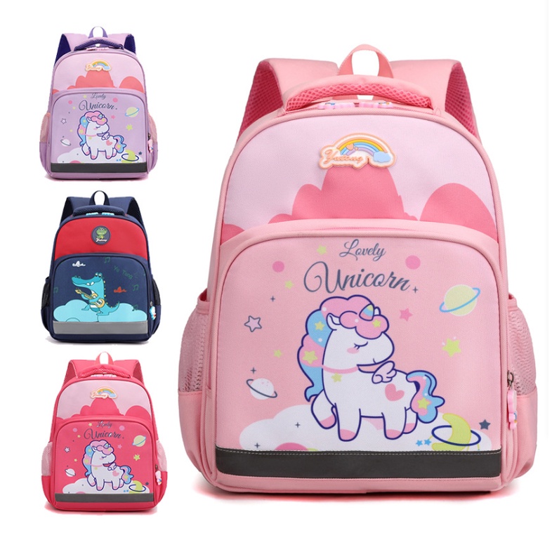 High quality cute unicorn schoolbag backpack large capacity waterproof ...