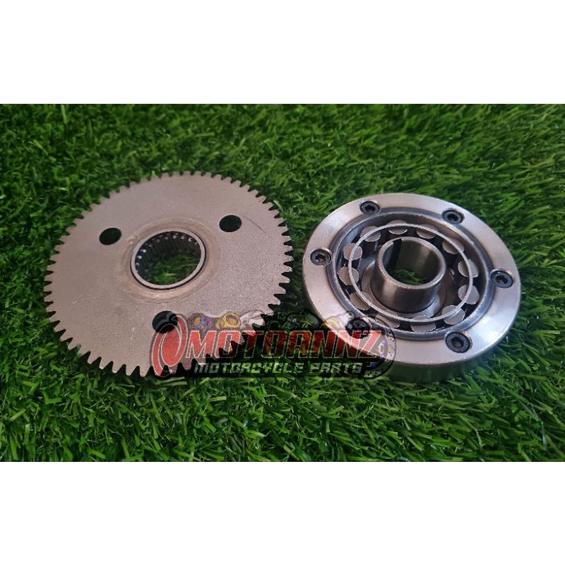 STARTER CLUTCH BENDIX DRIVE WITH GEAR GY6150, RUSI, KYMCO, MOTORSTAR ...