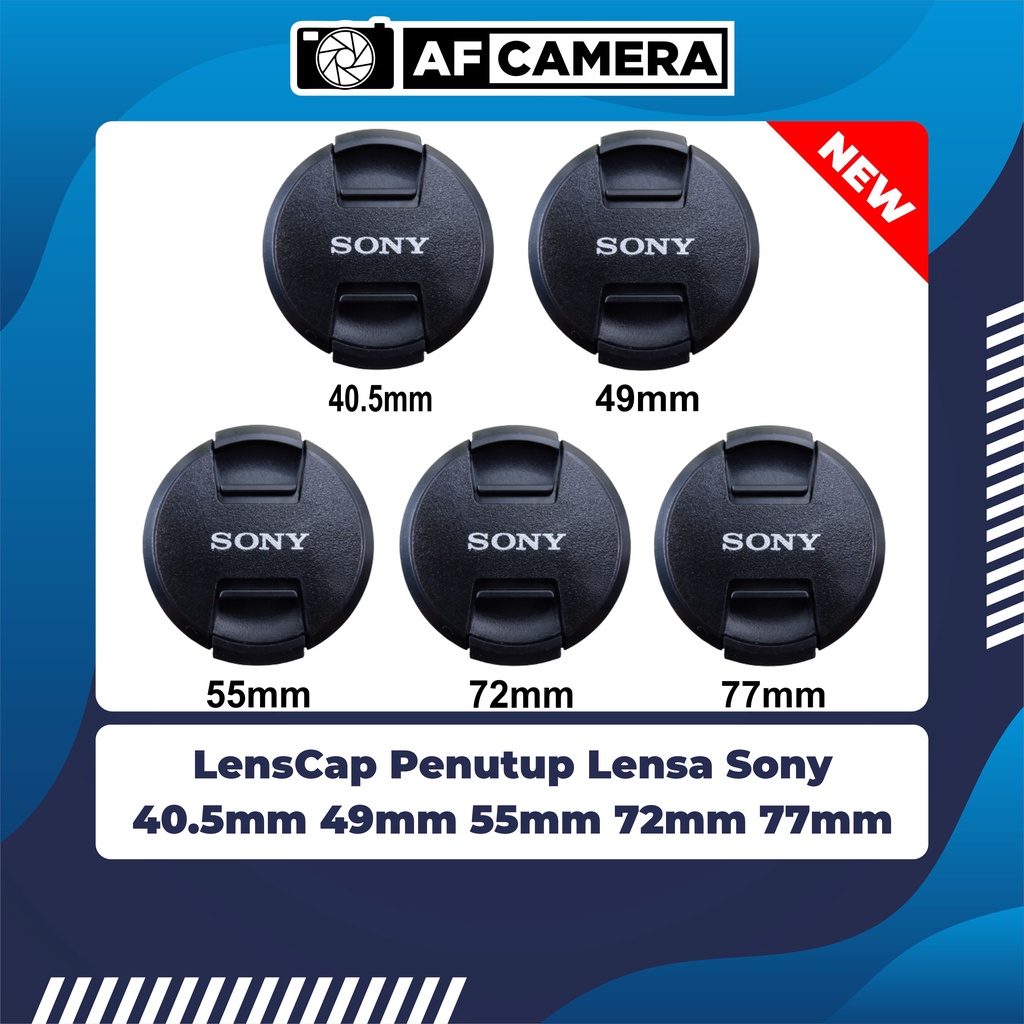 Lens Cap Front Cap Sony Lens 40.5mm 49mm 55mm 72mm 77mm E Mount Alpha