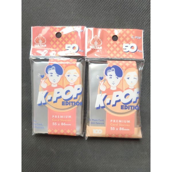 Kpop Sultan Premium Card Sleeves 55x86mm 50ct Shopee Philippines