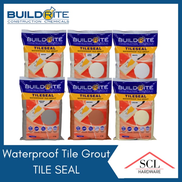 BUILDRITE Tile Seal Waterproof Tile Grout 2kg/bag Shopee Philippines