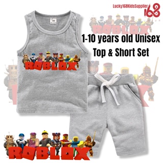 Zheart  Games T-Shirt Roblox T-Shirt and Shorts Set Unisex Fashion T- Shirt for Children Tracksuit for Boys Girls : : Fashion