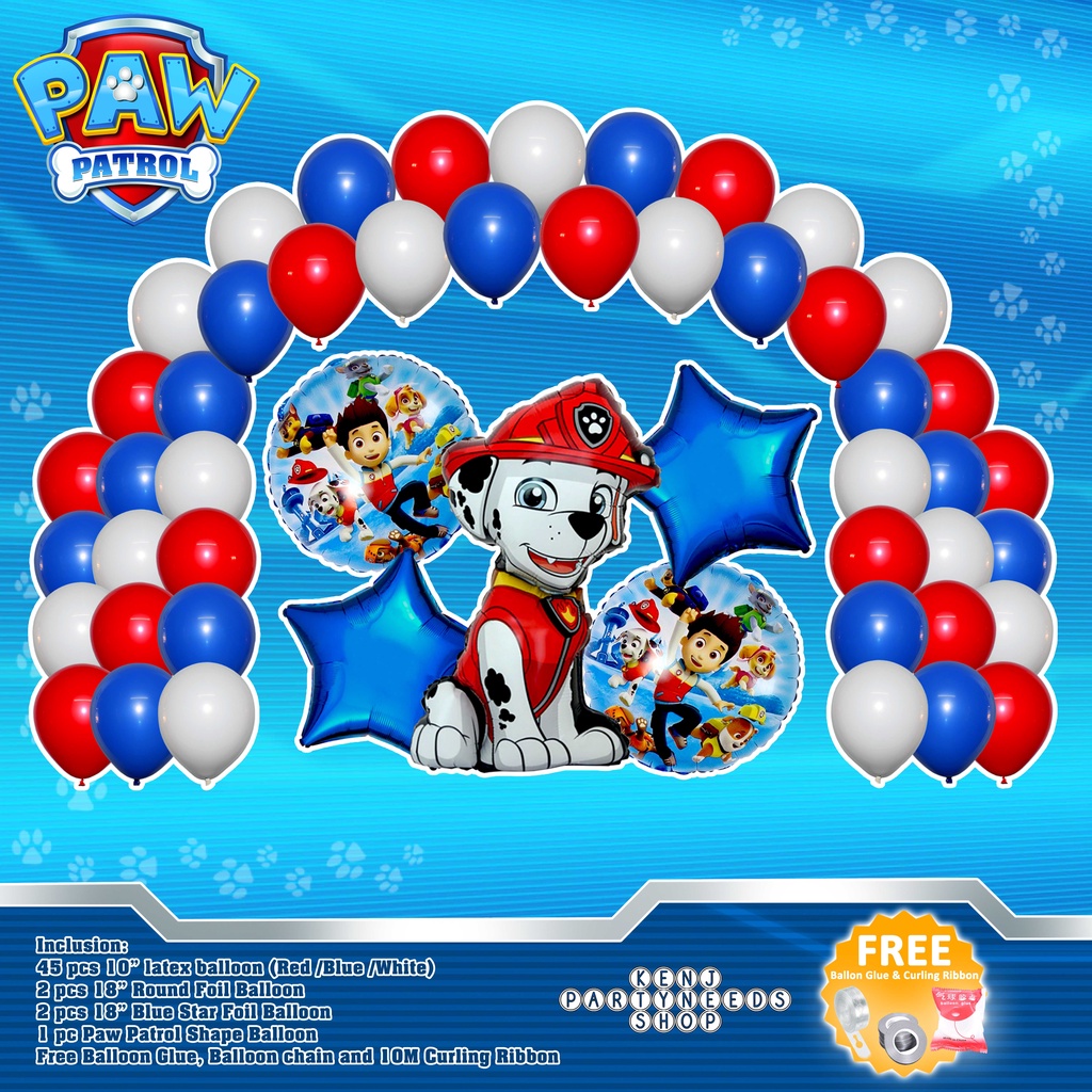 Shop balloon paw patrol for Sale on Shopee Philippines