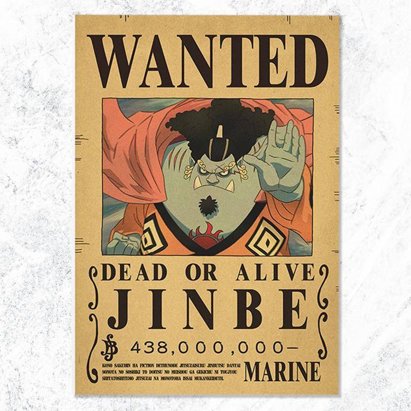 Avis De Recherche Ener Wanted  Décoration One Piece – Boutique