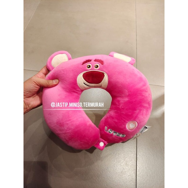 Miniso Neck Pillow Lotso Toy Story (sz.32x28cm) Shopee Philippines