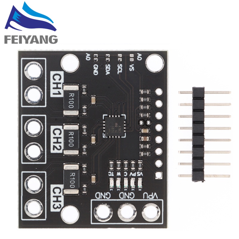 INA3221 Triple-Channel Module, High-Side Measurement, Shunt and Bus ...
