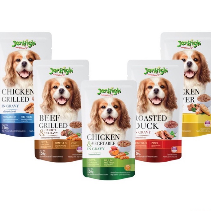 Jerhigh Wet Dog food in pouch (120g) Shopee Philippines