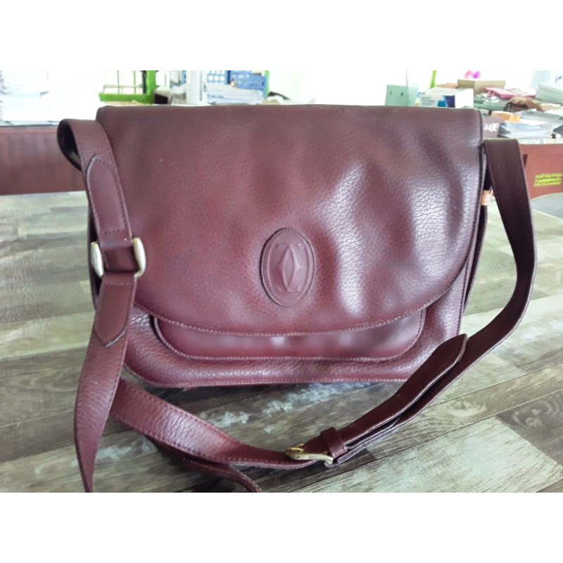 Vintage must de cartier crossbody bag Shopee Philippines