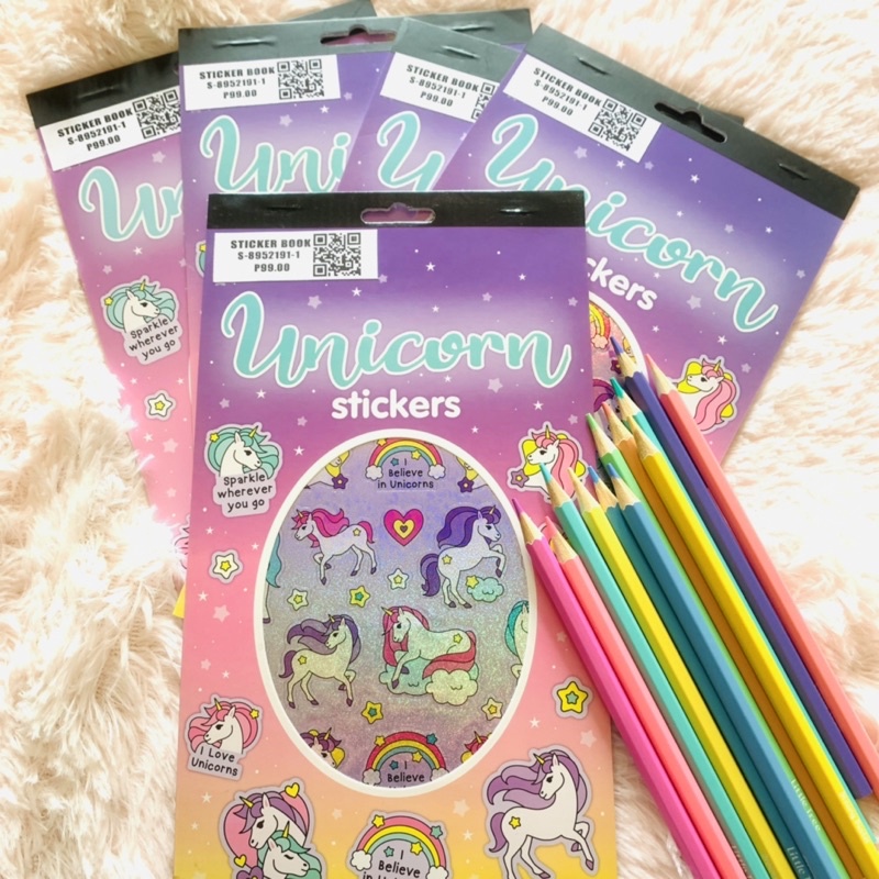 Unicorn Sticker Book Shopee Philippines