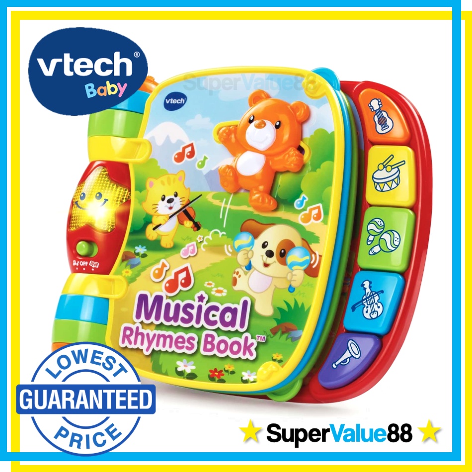 Vtech Baby Musical Rhymes Book Learning & Educational: Teaches Motor Skills