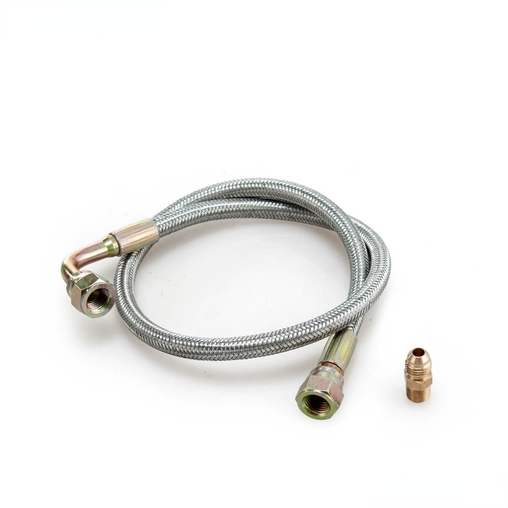 24“ Oil Line Kit for T3/T4 Turbo Oil Feed Line Kit for Toyota Nissan ...