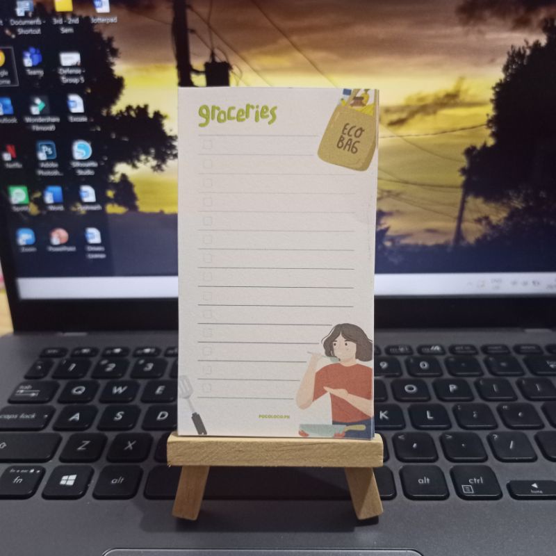 Groceries - 40 sheets Notepad (pocoloco.ph) | Shopee Philippines
