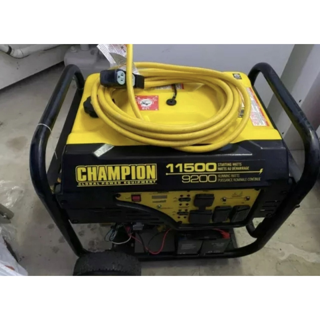 Champion 9500W / 12000W Gas Powered Portable Generator Shopee Philippines