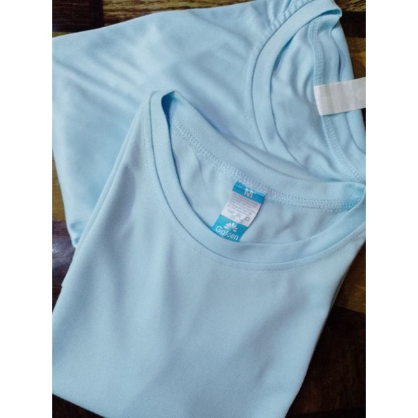 Powder Blue Active/Dri-fit T-shirt Unisex Round Neck Athletic American ...