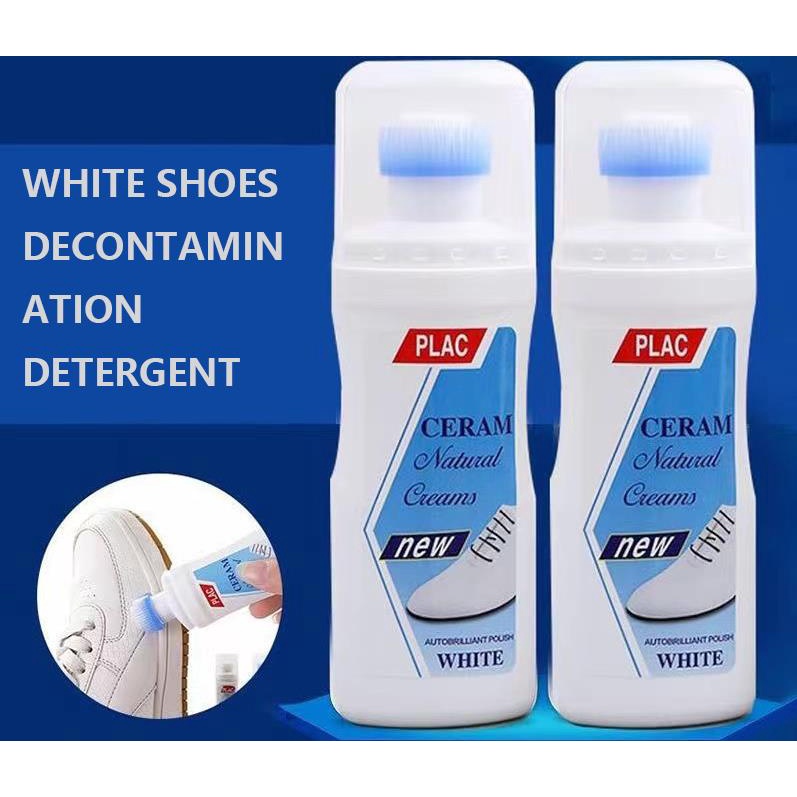 White shoes cleaner, sports shoes whitening detergent, nonwashing foam