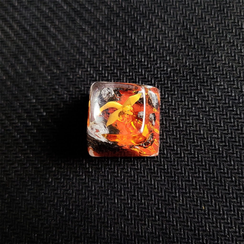 Mechanical keyboard buttons - Pokemon Charizard keycap - artisan keycap ...