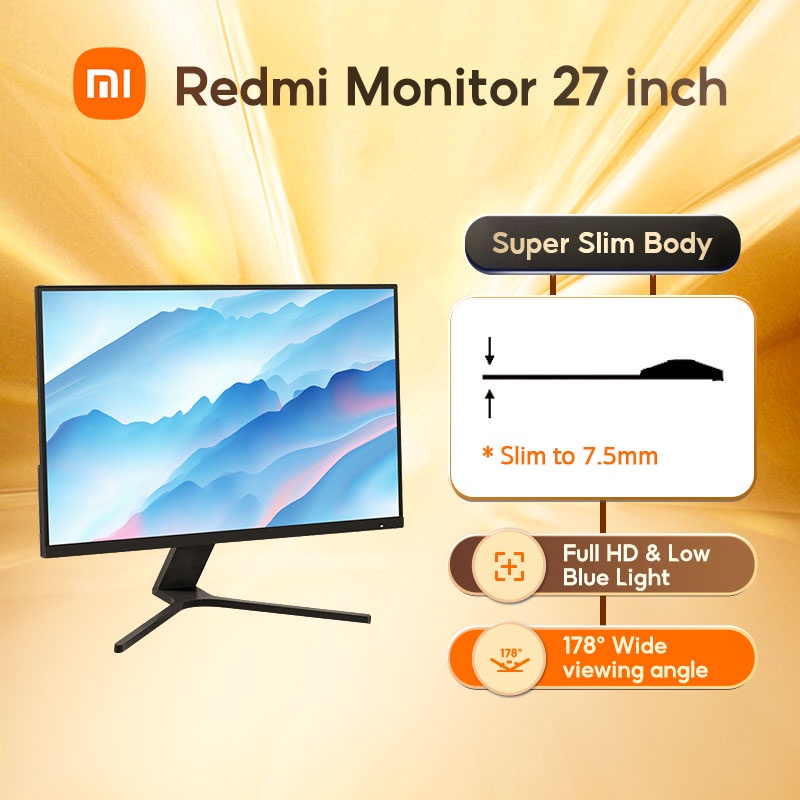 Xiaomi Redmi Monitor Inch Hz Refresh Rate P Fhd Low Blue Light