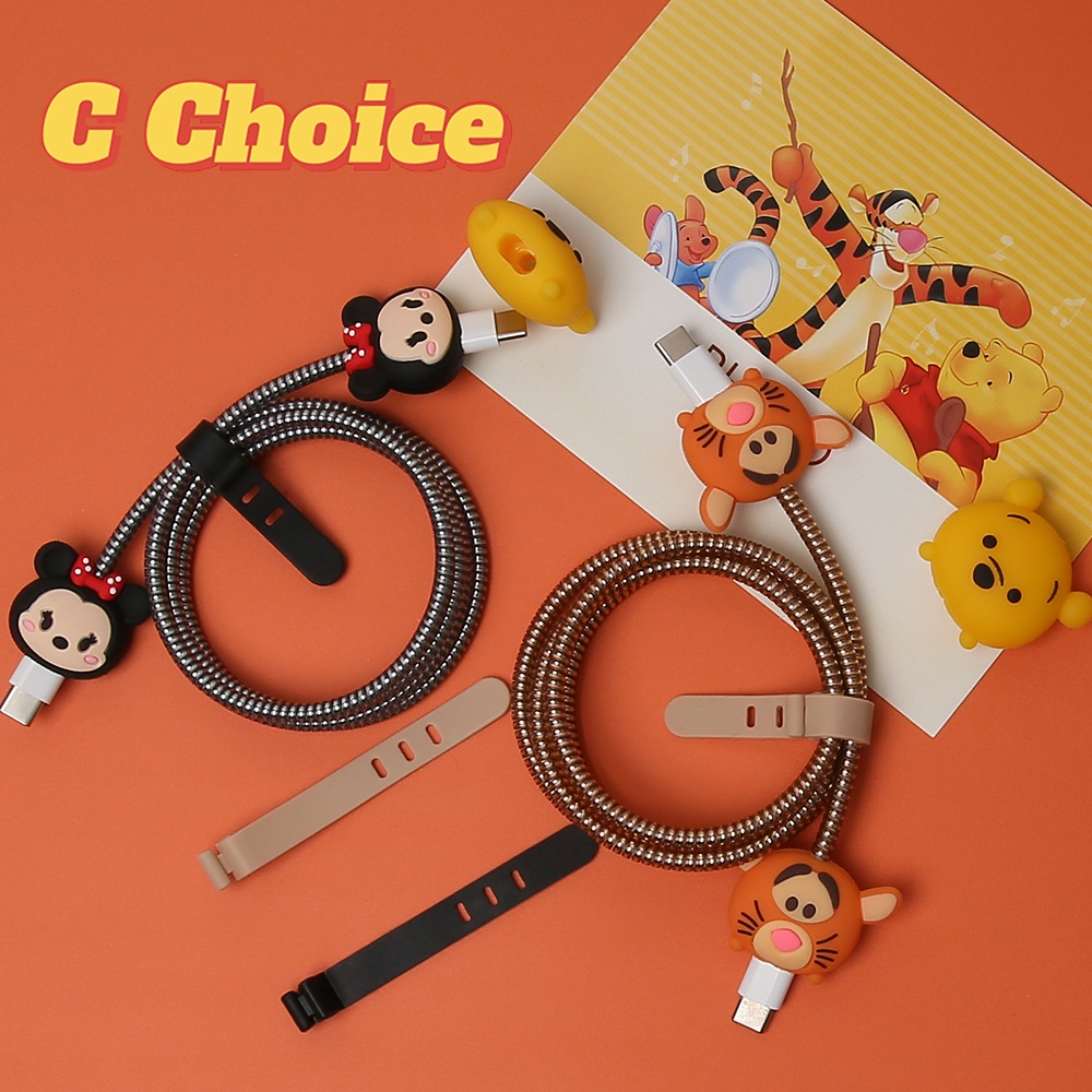 1.4m Spiral Cord Protector Charging Cable Protector charger cord