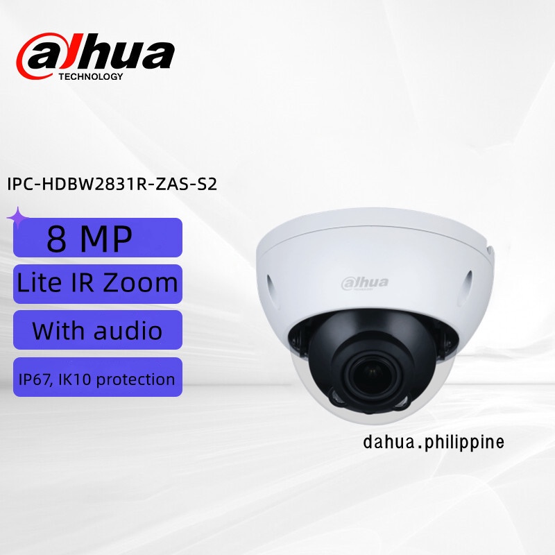 Dahua 8MP Lite Infrared Zoom Dome Network Camera With Audio Intelligent ...