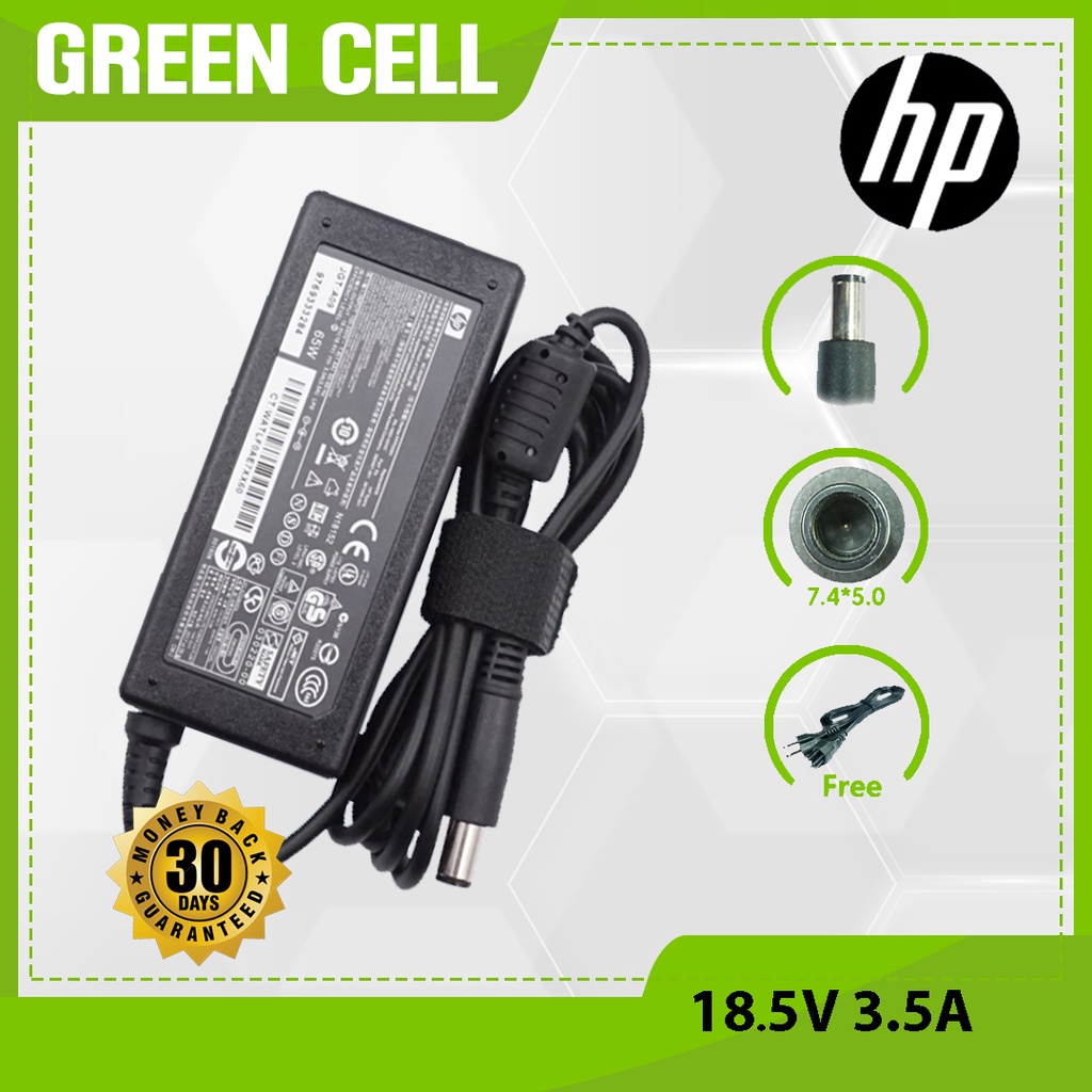 HP Compaq Laptop Charger 18.5V 3.5A for Elitebook 2530P 720 G1 G2 725