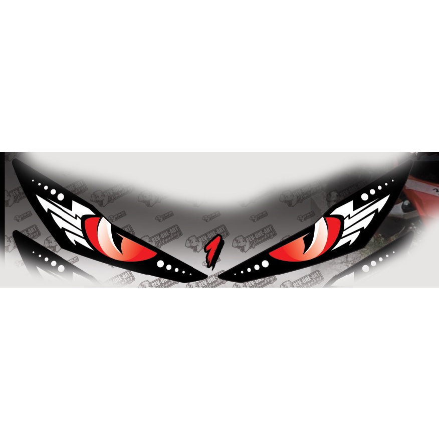 ☂ Beat fi v2 Transparent Eye Winker Design For Signal Light Motorcycle ...
