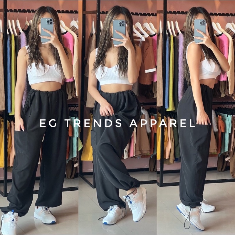 127 EG Trends Cargo Pants with Pull String With Both Side Strings S