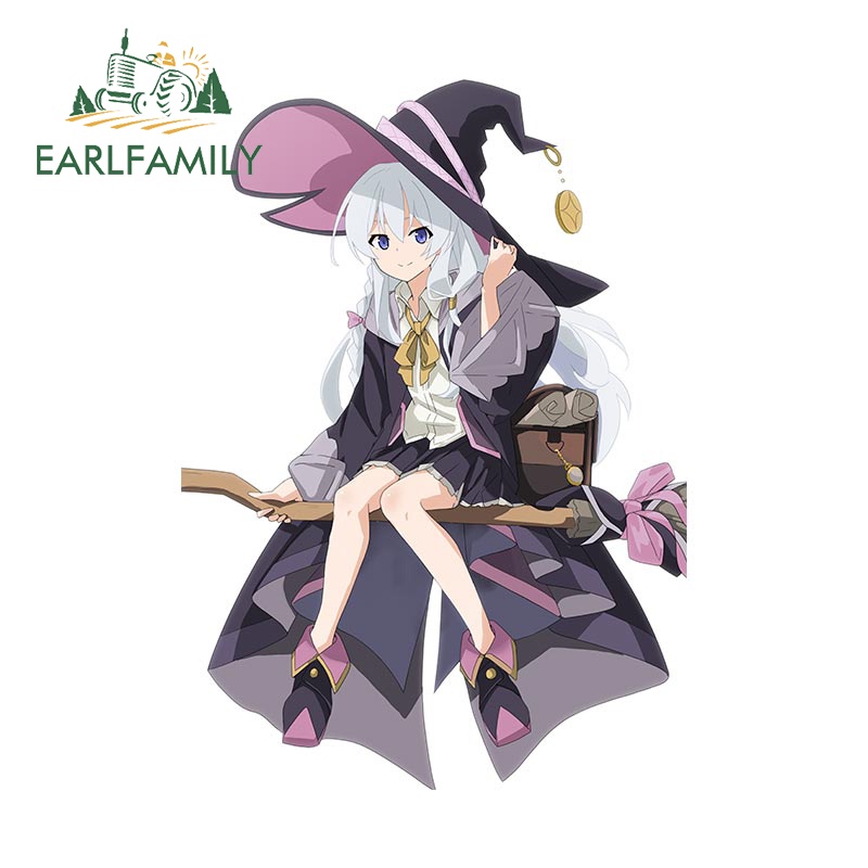 EARLFAMILY 13cm x 9.4cm Elaina Car Sticker Humorous Attractive ...