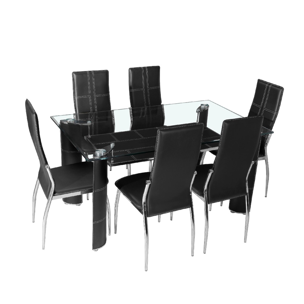 Homemaker furniture Willy 1+6 Dining Set Shopee Philippines