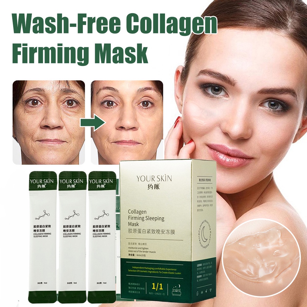 20 PCS/BOX YFUVEOY Collagen Firming Sleeping Mask Gel Original